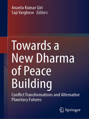 cover image of Towards a New Dharma of Peace Building